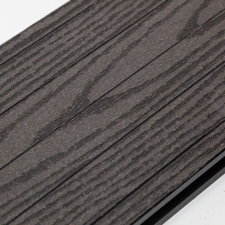 Террасная доска Ecodecking Техно плюс Графит купить в Москве