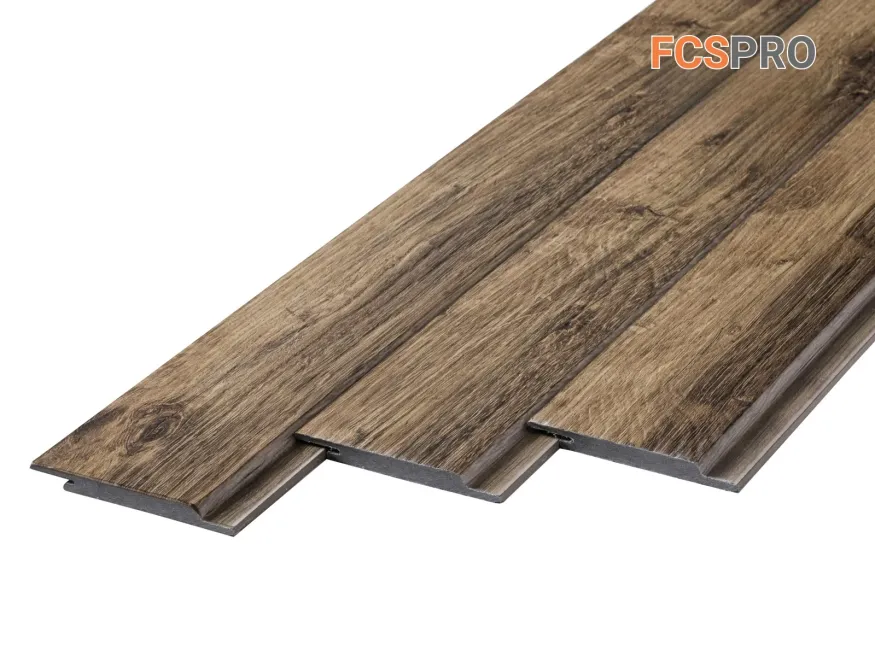 Фиброцементный сайдинг FCSPRO Click Shtil Кедр купить в Москве