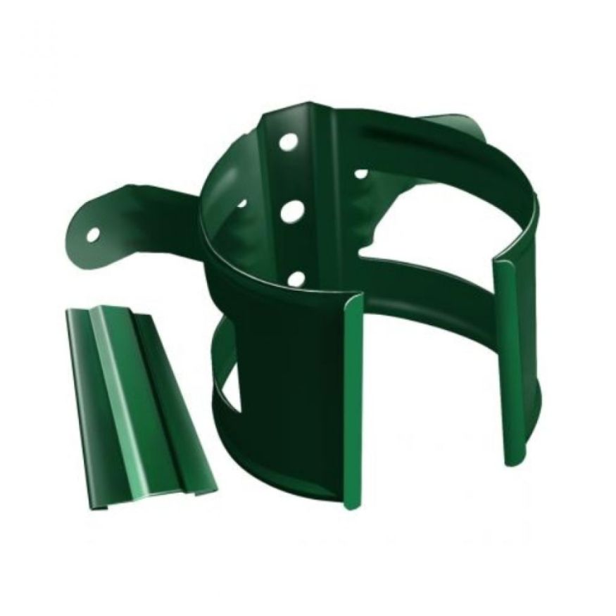 Кронштейн для труб (на древесину), Grand Line, Зеленый (RAL 6005) купить в Москве