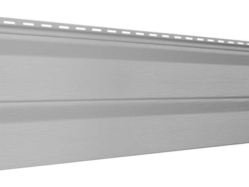 Виниловый сайдинг Ю-Пласт, Корабельный брус, Цвет серый купить в Москве