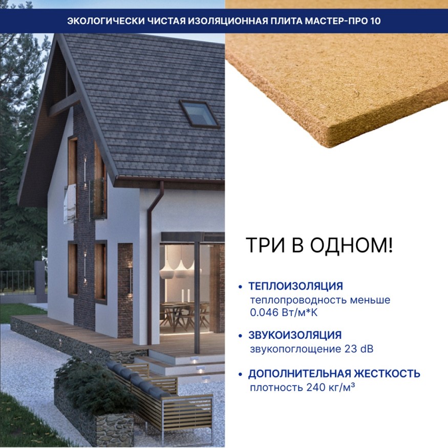 Хвойная звукоизоляция для гипсокартона #ЖИВИГРОМЧЕ! 800x600x12 мм (3,84 м²). купить в Москве
