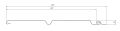 Виниловый сайдинг Grand Line Double-брус Цвет Графит купить в Москве