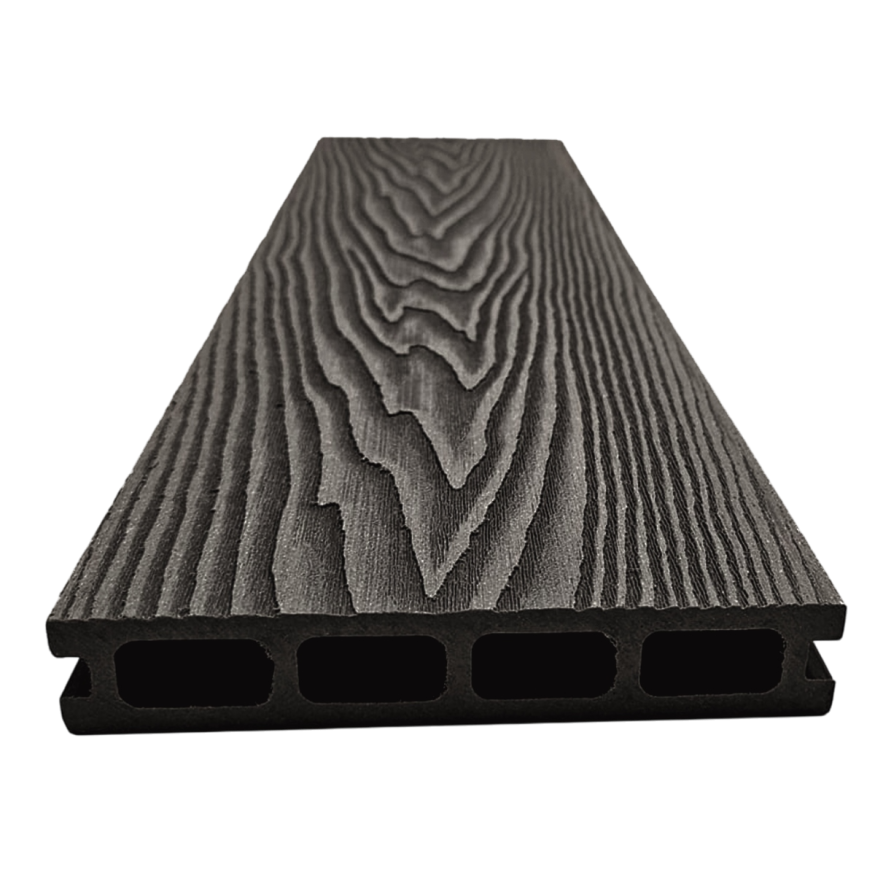 Террасная доска ДПК NanoWood 3D Double Антрацит купить в Москве