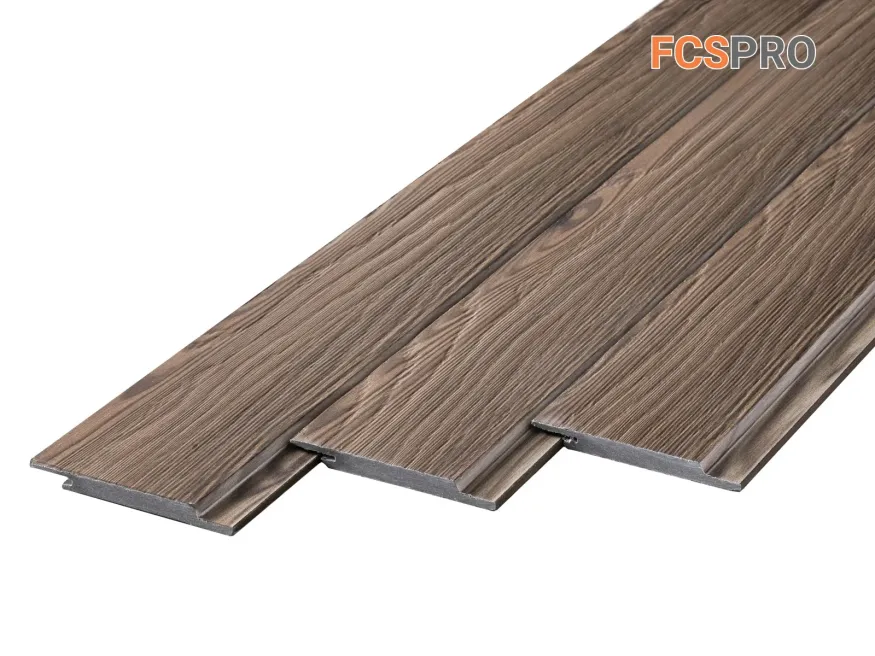 Фиброцементный сайдинг FCSPRO Click Shtil Лиственница в масле купить в Москве