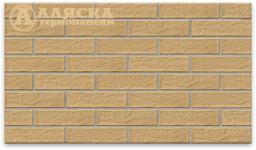 Фасадные термопанели Аляска серия Элевация 04. Sand rustik купить в Москве