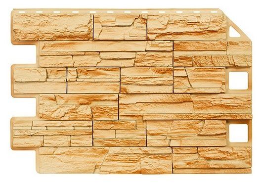 Фасадная панель Royal Stone, Скалистый камень, Буффало купить в Москве