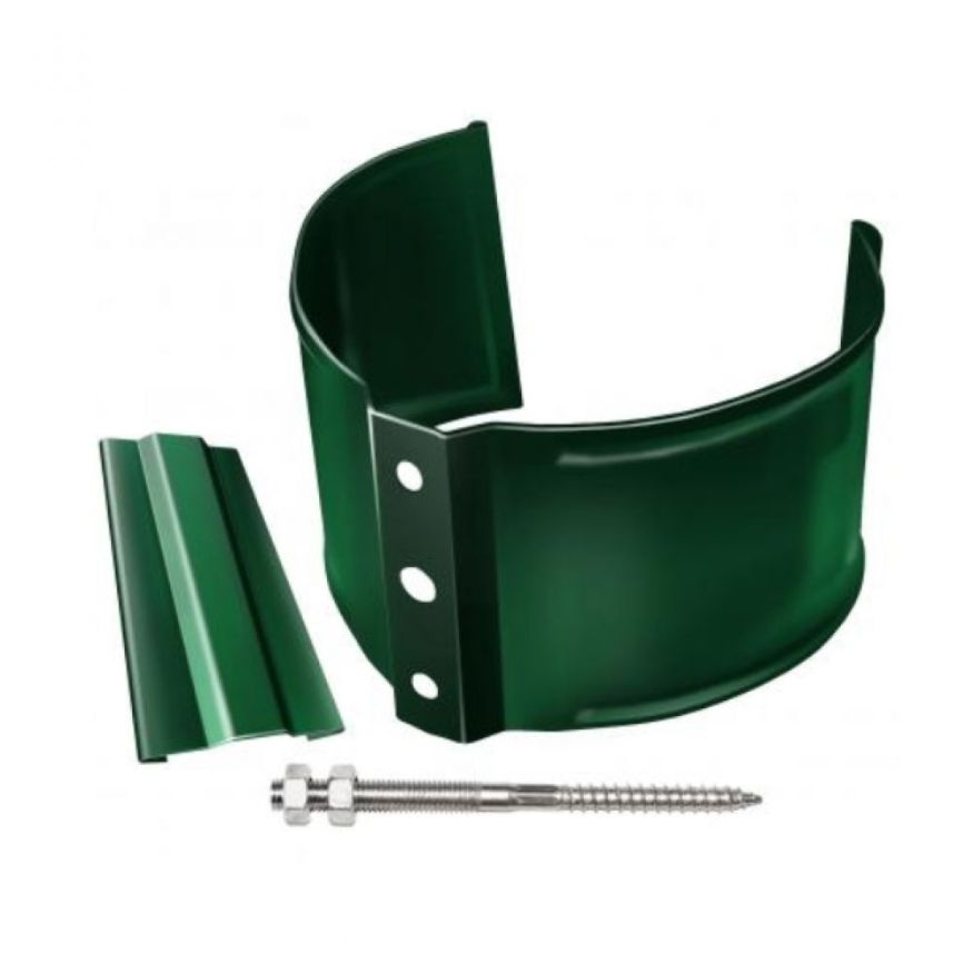 Кронштейн для трубы на кирпич, Grand Line, Зеленый (RAL 6005) купить в Москве