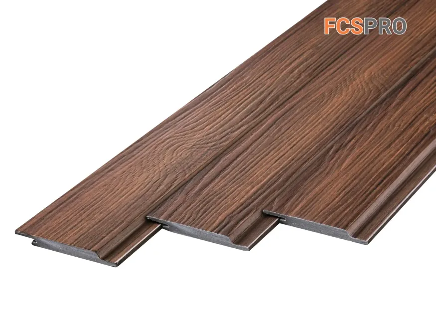 Фиброцементный сайдинг FCSPRO Click Shtil Золотой орех купить в Москве