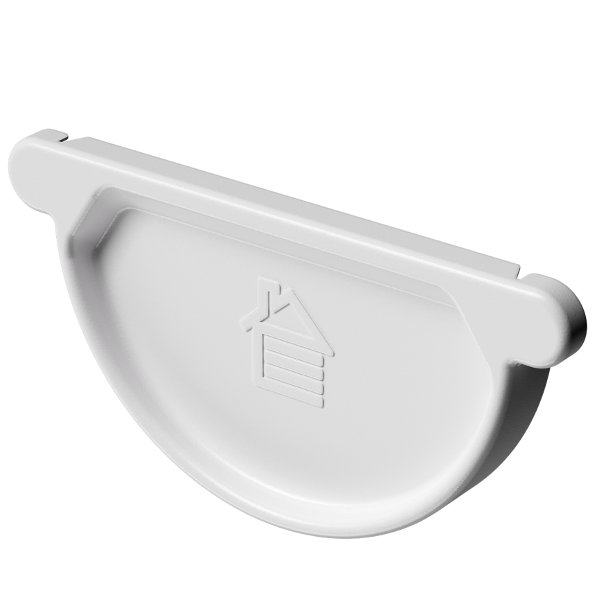 Заглушка для желоба Docke Stal Premium, цвет Пломбир. купить в Москве