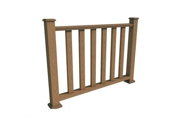 Ограждения из древесно-полимерного композита WOODVEX купить в Москве