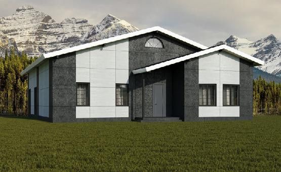 Фиброцементный сайдинг Roofas Board Wood в цвете Антрацит купить в Москве