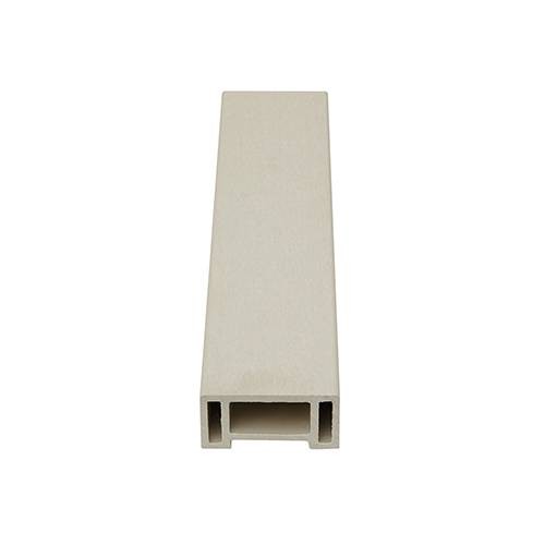 Перила из профиля CM Decking 90х45 в цвете белое дерево купить в Москве