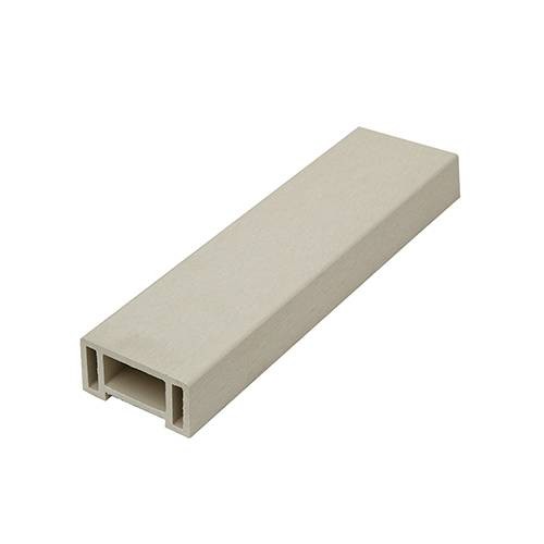 Перила из профиля CM Decking 90х45 в цвете белое дерево купить в Москве
