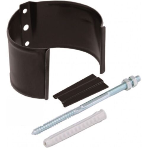 Металлический хомут для трубы на камень, Grand Line, цвет Шоколад купить в Москве