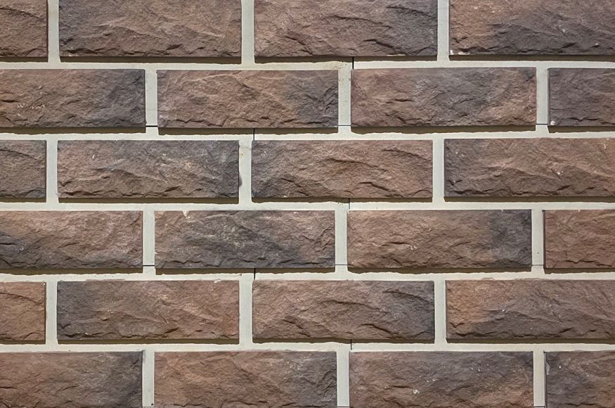 Фиброцементные панели КАНЬОН Сколотый кирпич - 27 купить в Москве