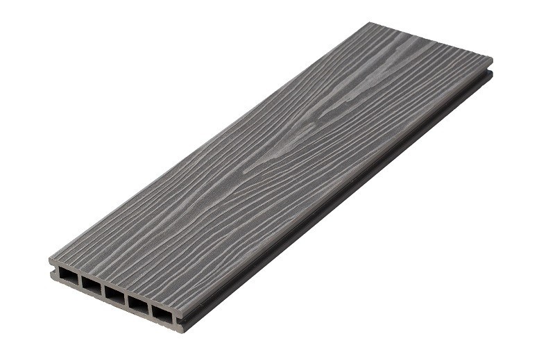 Террасная доска из ДПК RusDecking Unodeck Ultra - Цвет: Серый купить в Москве