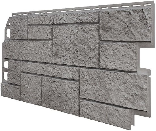 Фасадная панель VOX Sandstone (Сандстоун) светло-серого цвета купить в Москве