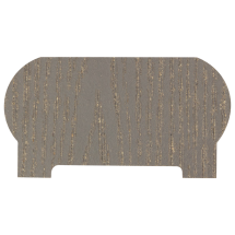 Заглушка торцевая для перил из ДПК Faynag Графит 95х50 мм