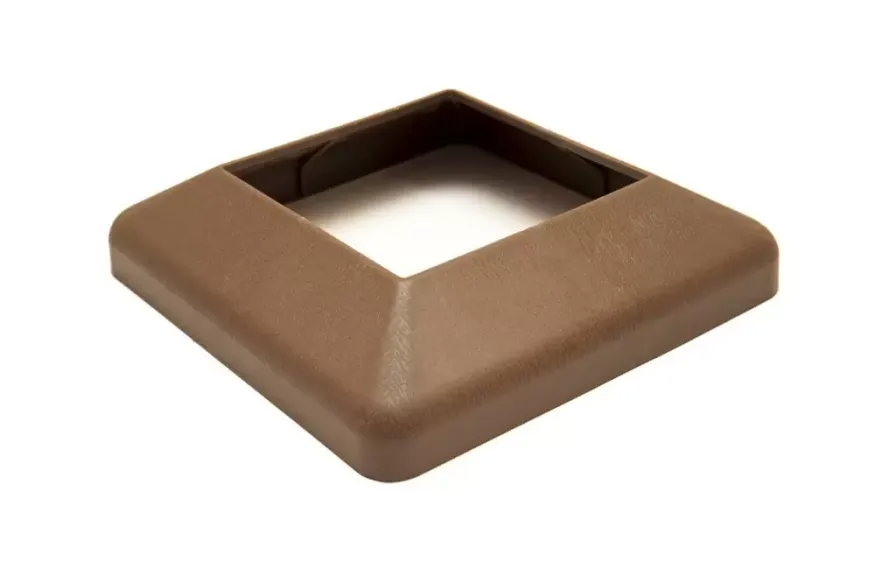 Крышка нижняя ПВХ для столба 100х100 Deckart Шоколад купить в Москве