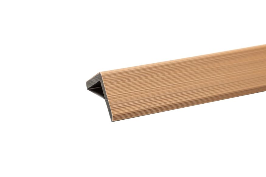 Уголок торцевой Ecodecking Скай коэкструзия Бук купить в Москве