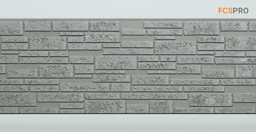 Фиброцементные панели FCS Simple АА1 (под камень) купить в Москве