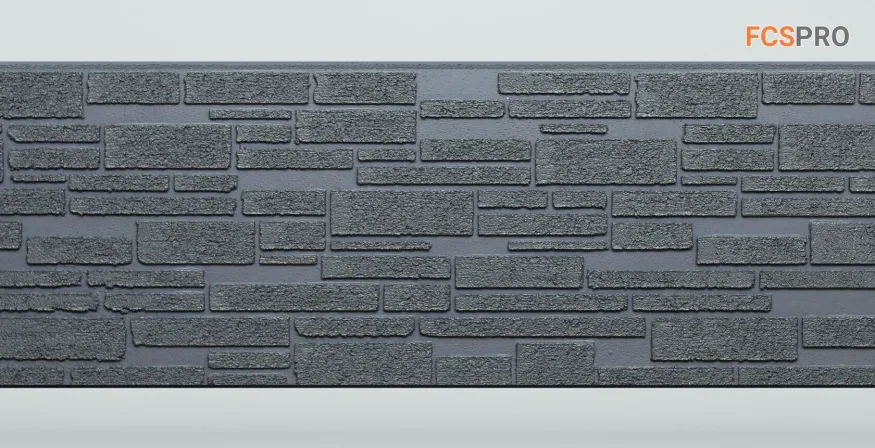 Фиброцементные панели FCS Simple АА1 (под камень) купить в Москве