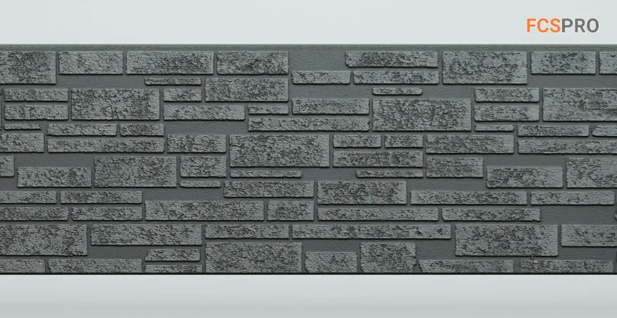 Фиброцементные панели FCS Simple АА1 (под камень) купить в Москве