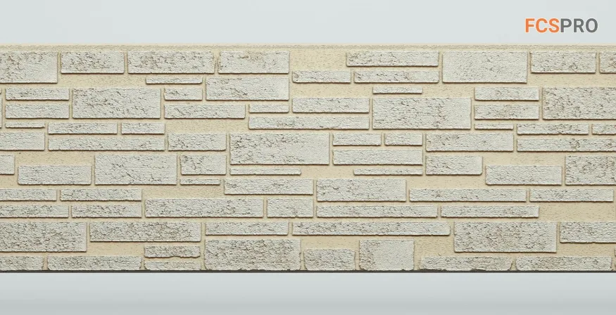Фиброцементные панели FCS Simple АА1 (под камень) купить в Москве