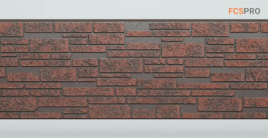 Фиброцементные панели FCS Simple АА1 (под камень) купить в Москве