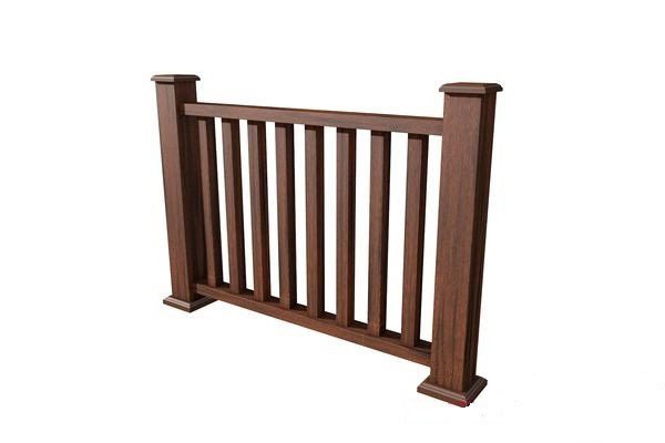 Ограждения из ДПК WOODVEX в цвете Палисандр купить в Москве