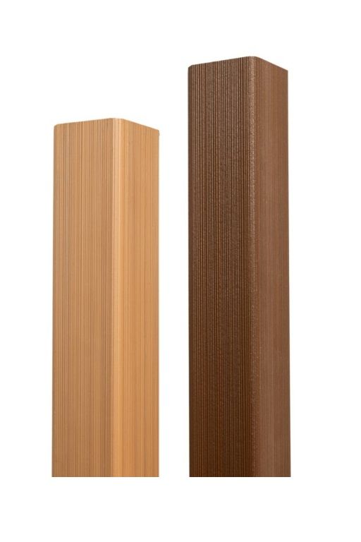 Уголок торцевой Ecodecking Скай коэкструзия Тик купить в Москве