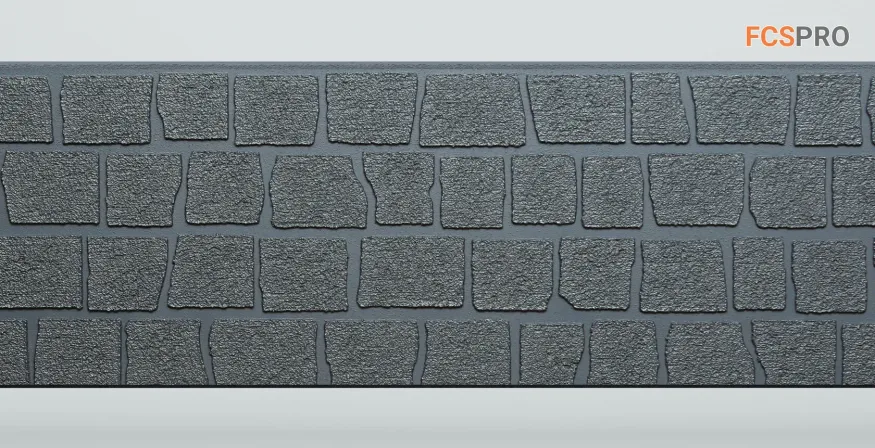 Фиброцементные панели FCS Simple АА2 (под камень) купить в Москве