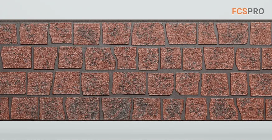 Фиброцементные панели FCS Simple АА2 (под камень) купить в Москве