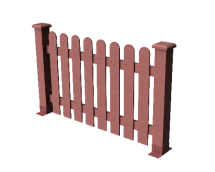 Декоративное ограждение из ДПК GRINDERDECO Сежурне мербау