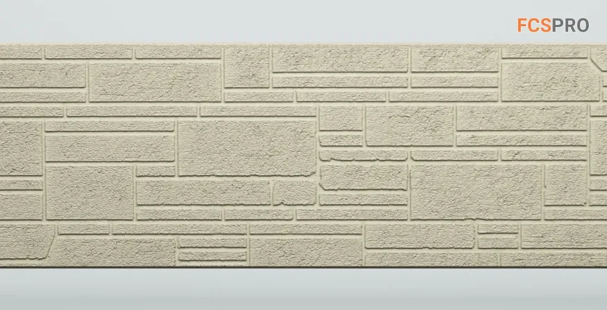 Фиброцементные панели FCS Simple АА3 (под камень) купить в Москве