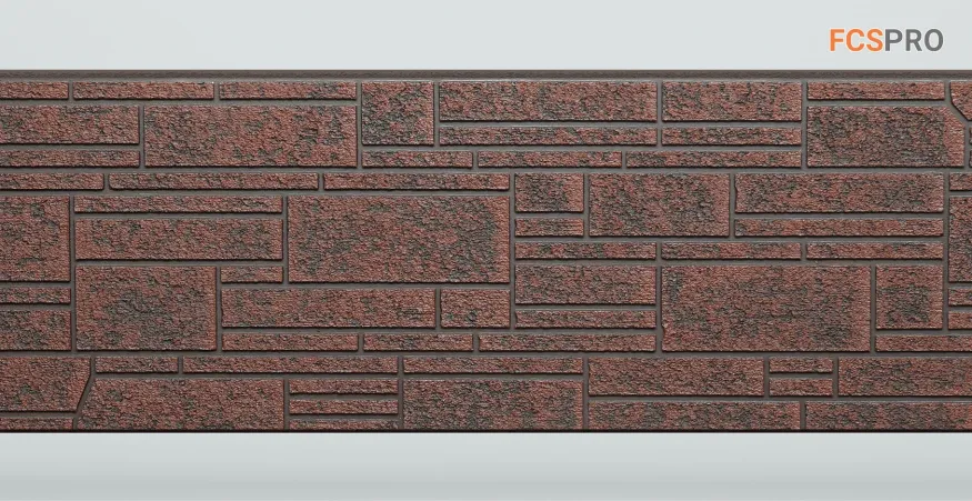 Фиброцементные панели FCS Simple АА3 (под камень) купить в Москве