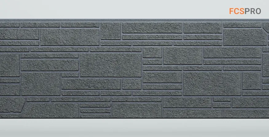 Фиброцементные панели FCS Simple АА3 (под камень) купить в Москве