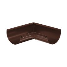 Угол желоба внутренний Aquasystem, RAL 8017 Тёмно Коричневый 125/90