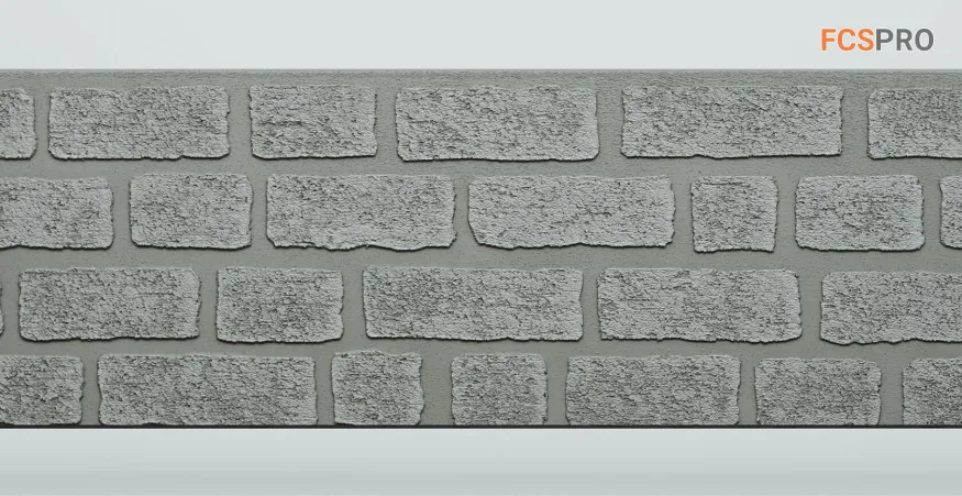 Фиброцементные панели FCS Simple АА4 (под кирпич) купить в Москве