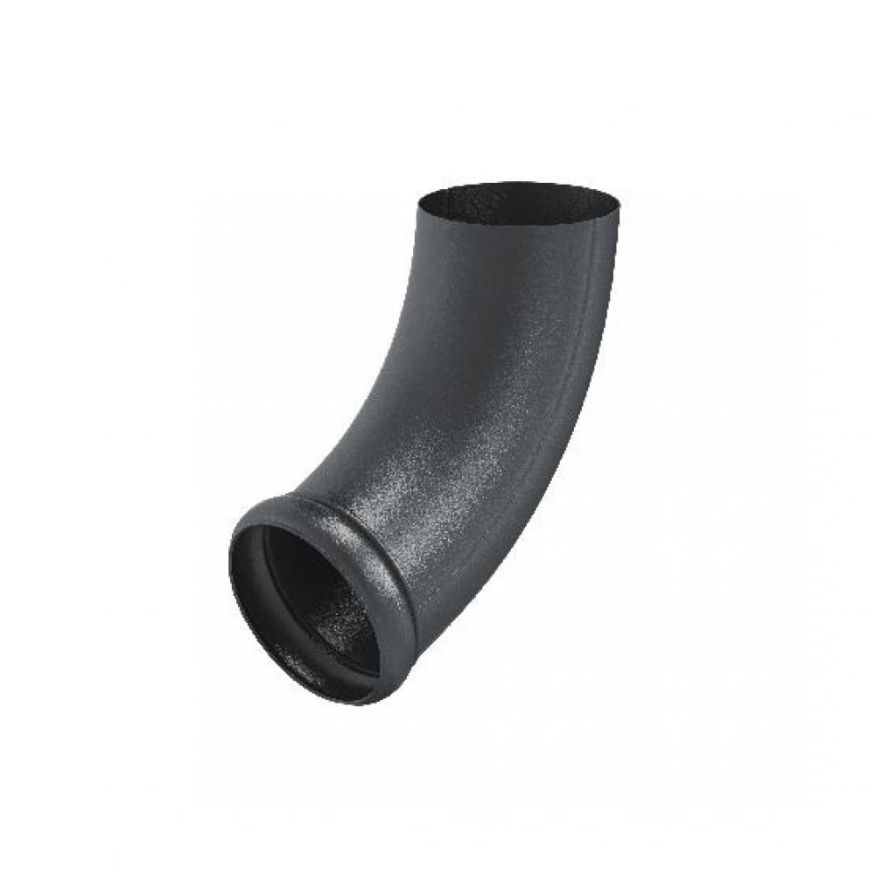 Отвод трубы декорированный Aquasystem RR 23 Маренго матовый 125/90 купить в Москве