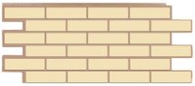 Фасадная панель T-Сайдинг, Кирпич Модерн Желтый