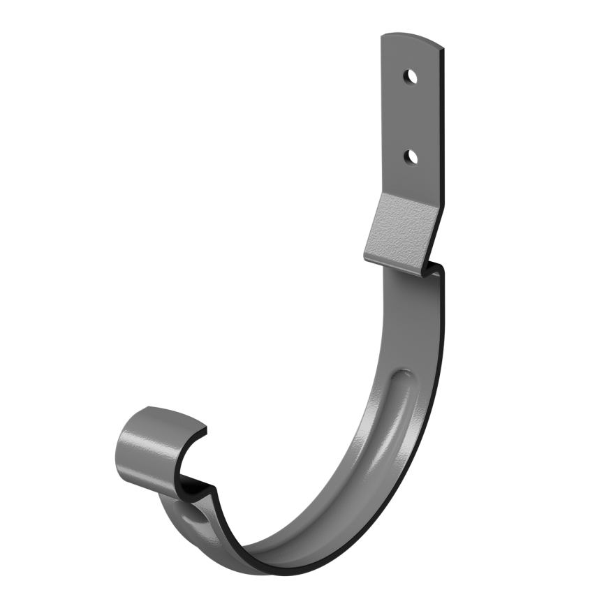 Короткий карнизный крюк Docke Stal Premium в графитовом цвете купить в Москве