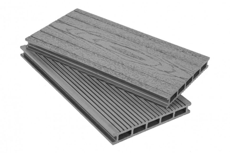 Террасная доска ДПК АЙ-ТЕХПЛАС 160х22 серый цвет купить в Москве