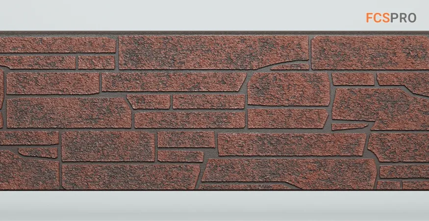 Фиброцементные панели FCS Simple АА7 (под камень) купить в Москве