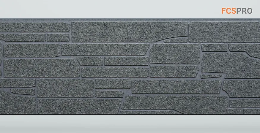 Фиброцементные панели FCS Simple АА7 (под камень) купить в Москве