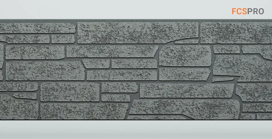 Фиброцементные панели FCS Simple АА7 (под камень) купить в Москве