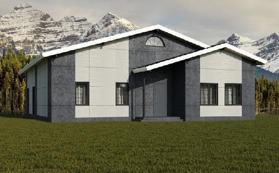 Фиброцементный сайдинг Roofas Board Stone Цвет Графит купить в Москве
