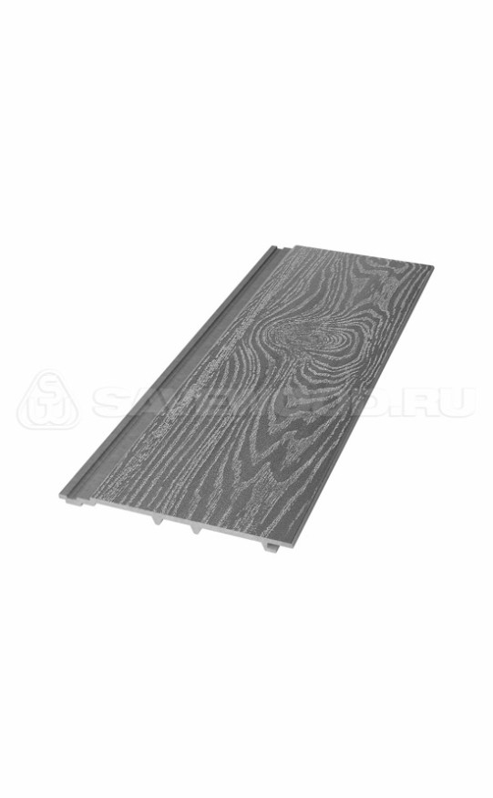 Сайдинг из ДПК SaveWood, SW Cedrus (T), Пепельный купить в Москве
