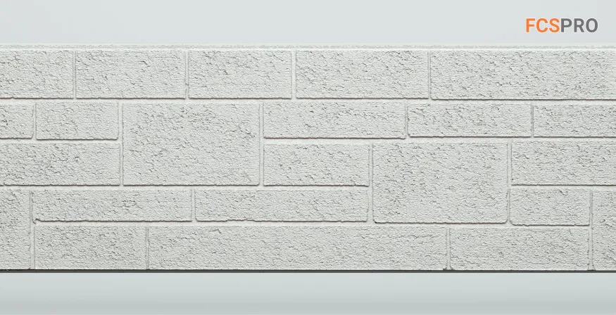 Фиброцементные панели FCS Simple АА8 (под кирпич) купить в Москве