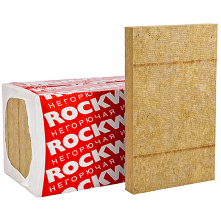 Утеплитель Венти Баттс 50х600х800 Rockwool купить в Москве